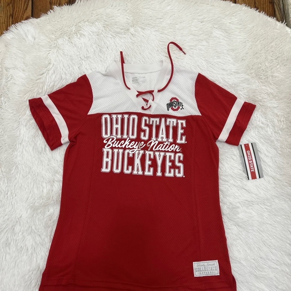 ohio state buckeyes hockey jersey Sz M